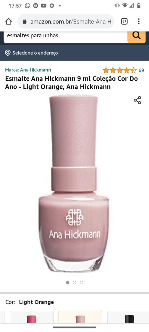 Fashion Esmalte Ana Hickmann