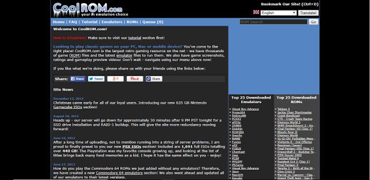 Social CoolROM.com - Play Retro Games on Your Computer or Mobile ...