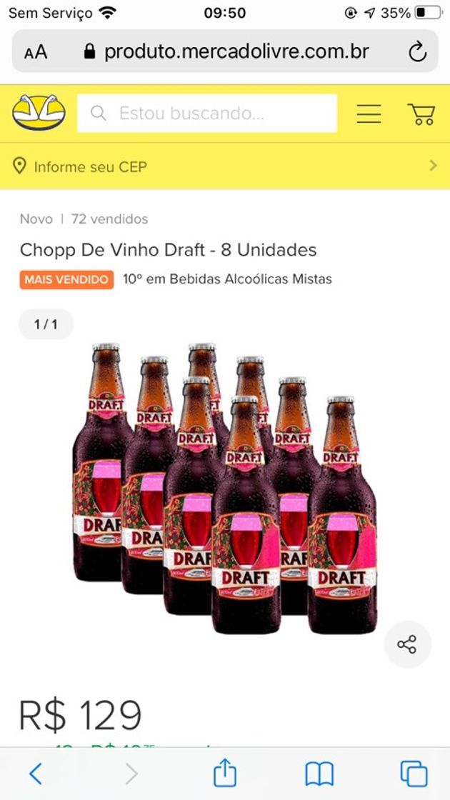 Moda Chopp de vinho da Draft 