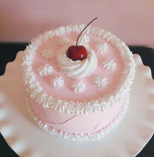 Fake pink cake with Cherry "heavenly Cakes" collection