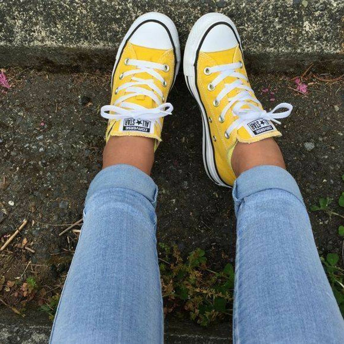 Moda All Star amarelo💛💫