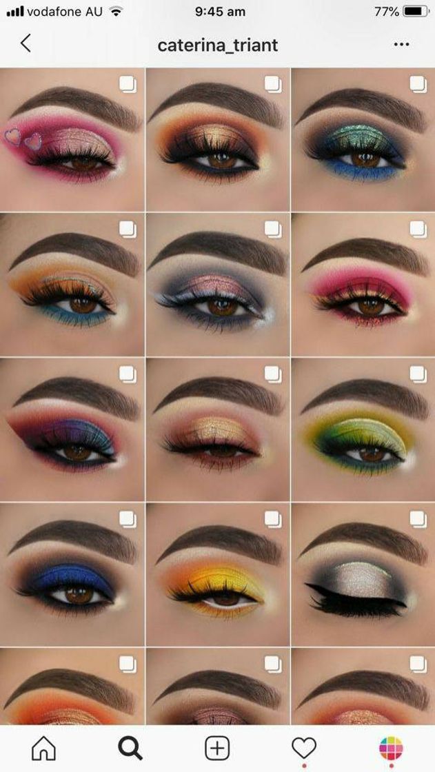 Moda Sombras💚💖💙