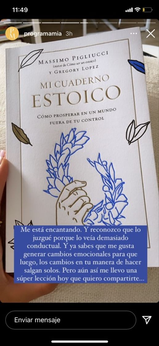 Books Mi cuaderno estoico: Cómo prosperar en un mundo fuera de tu control