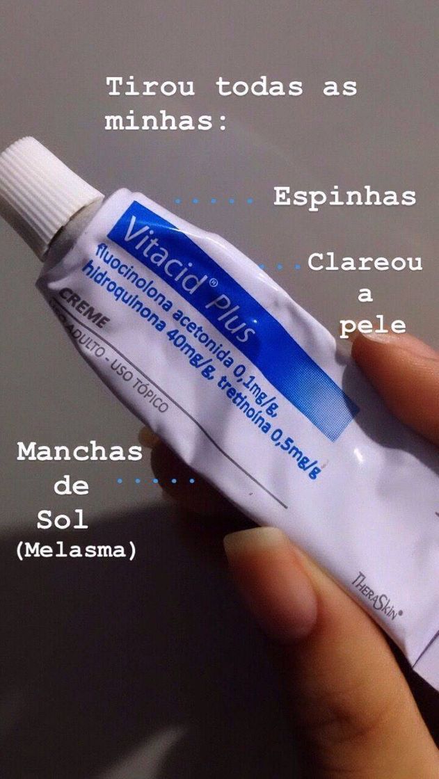 Fashion POMADA PARA ESPINHAS, MELASMA E  CLAREAMENTO.