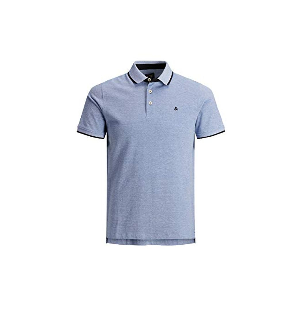 Moda Jack & Jones Jjepaulos Polo SS Noos, Azul