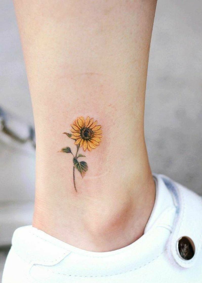 Moda Tatoo girassol