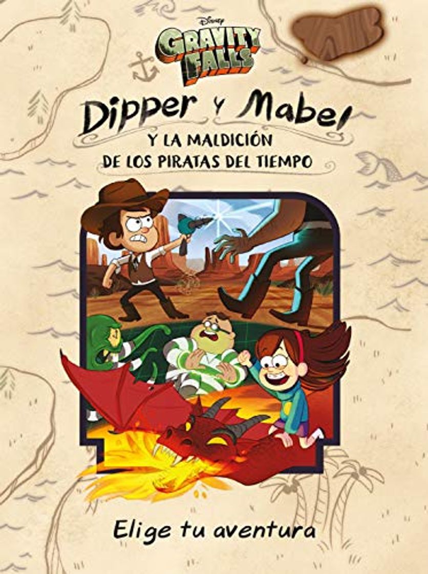 Book Gravity Falls. Dipper y Mabel y la maldición de los piratas del