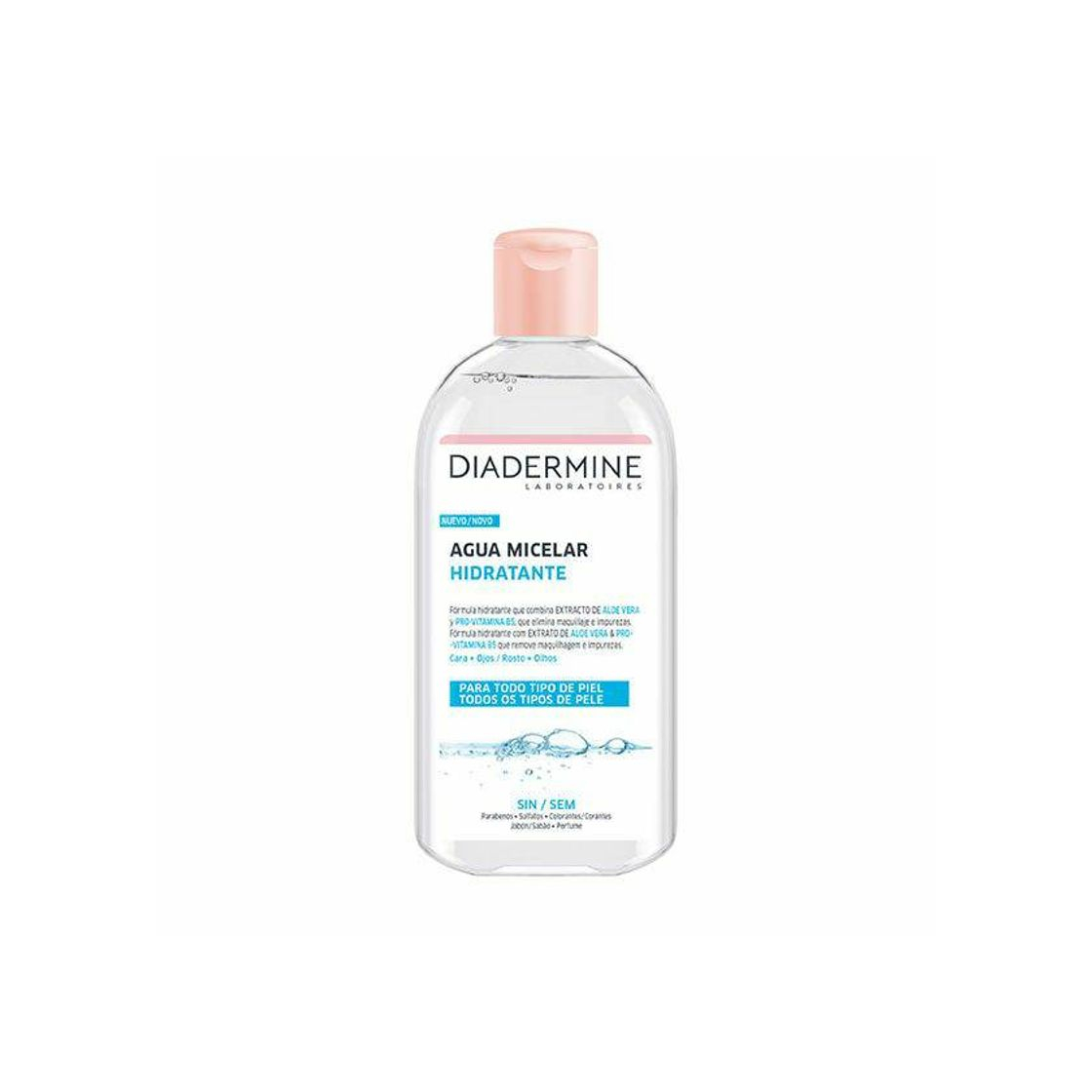 Product Agua Micelar All Skin DIADERMINE Limpia a fondo tu rostro de