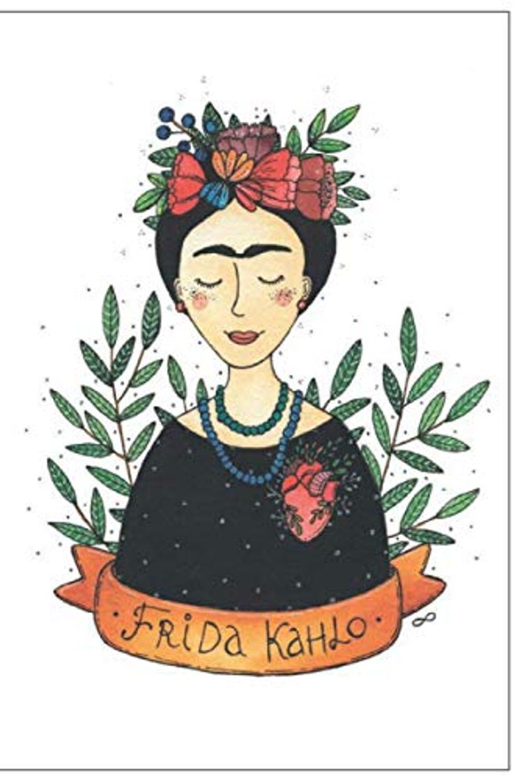 Libros Frida Kahlo: Dot Graph Paper notebook ,110 pages 6x9