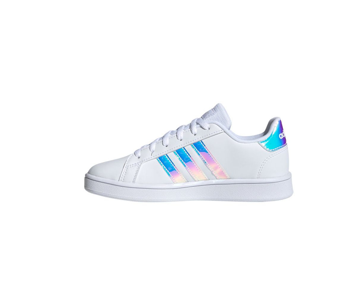Social adidas Grand Court K, Zapatillas de Tenis Unisex Niños, Multicolor Ftwwht Coppmt
