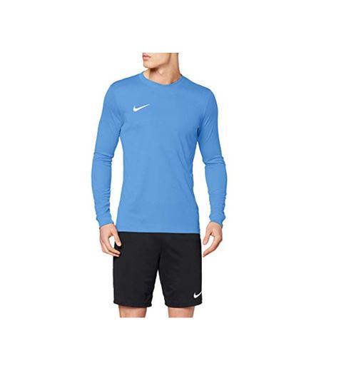 Nike LS Park Vi JSY Camiseta de Manga Larga, Hombre, Azul