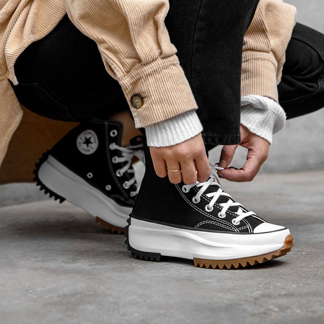 Moda Converse run star hike high