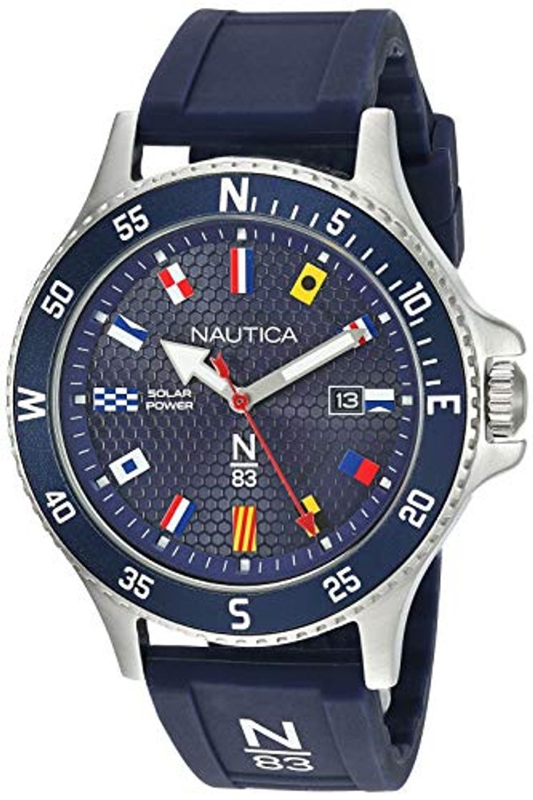 Moda Nautica Reloj Hombres de Cuarzo analógico con Correa en Silicona NAPCBS904