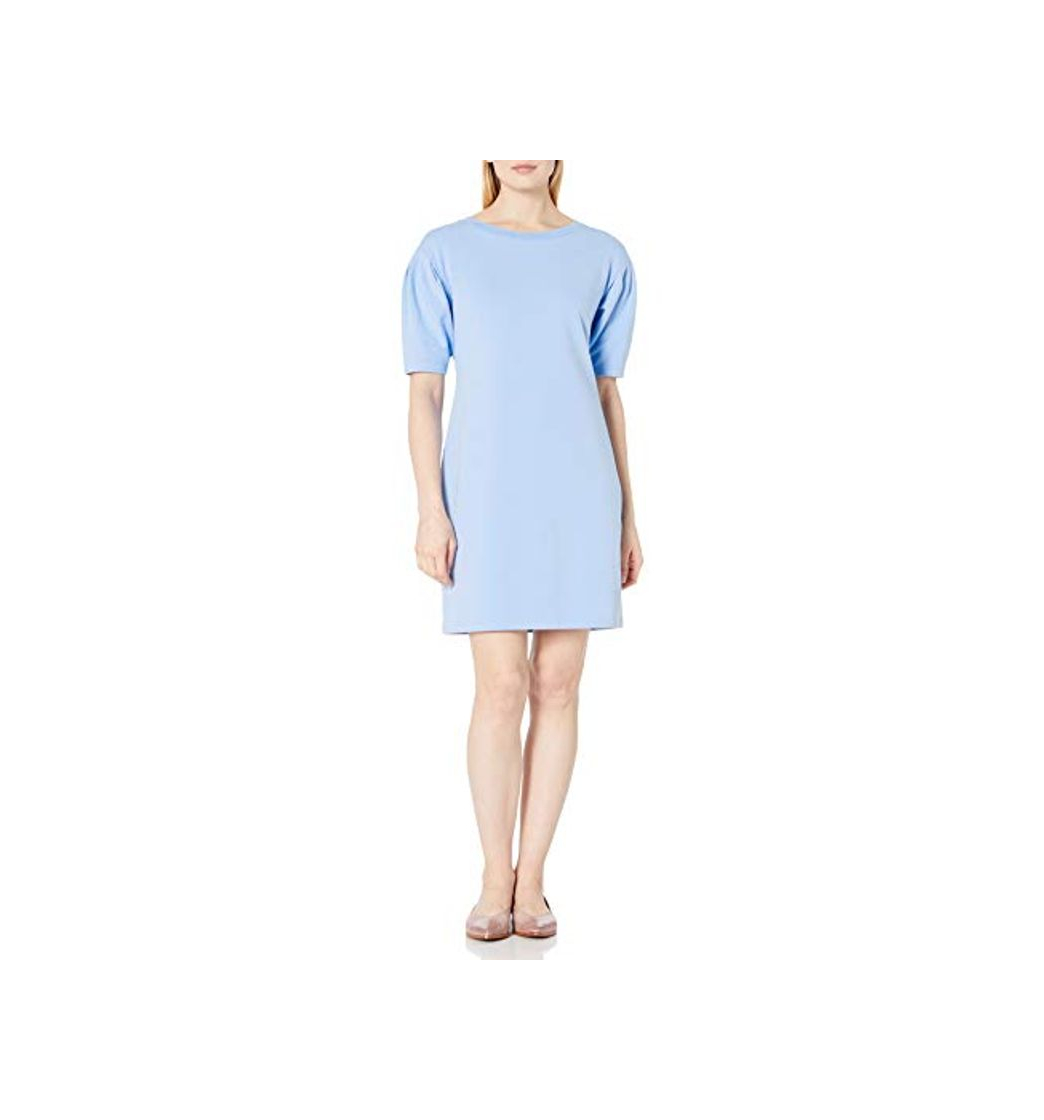 Social Daily Ritual Vestido Sudadera de Manga Plisada de algodón y Modal Dresses,
