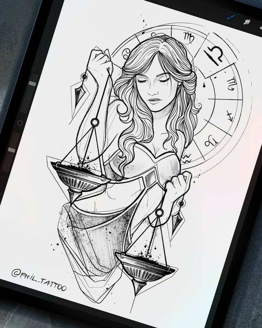 Moda Você é do signo de Libra? Esse desenho é perfeito pra você 