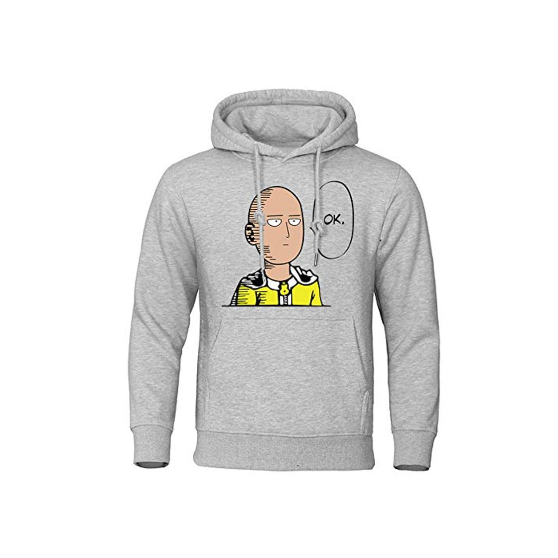 Moda One Punch Man Hoodies Saitama Sensei Japón Anime Hombres Sudaderas Tops Chándal Informal Cálidos Jerseys Masculinos