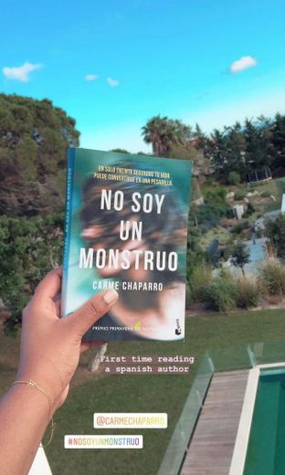No soy un monstruo: Premio primavera de novela 2017