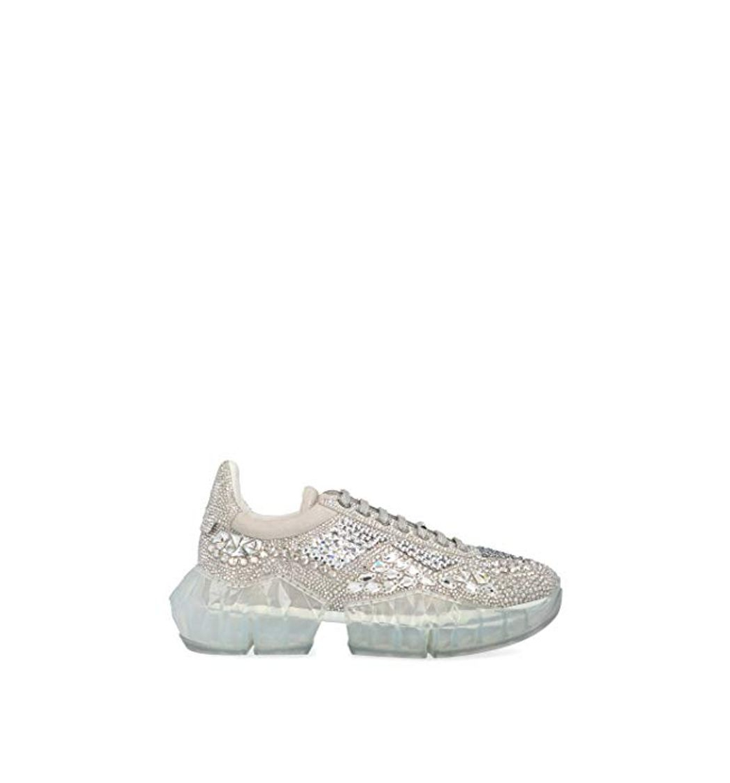 Moda Moda Jimmy Choo Mujer DIAMONDFWIHCRYSTAL Multicolor Cuero Zapatillas