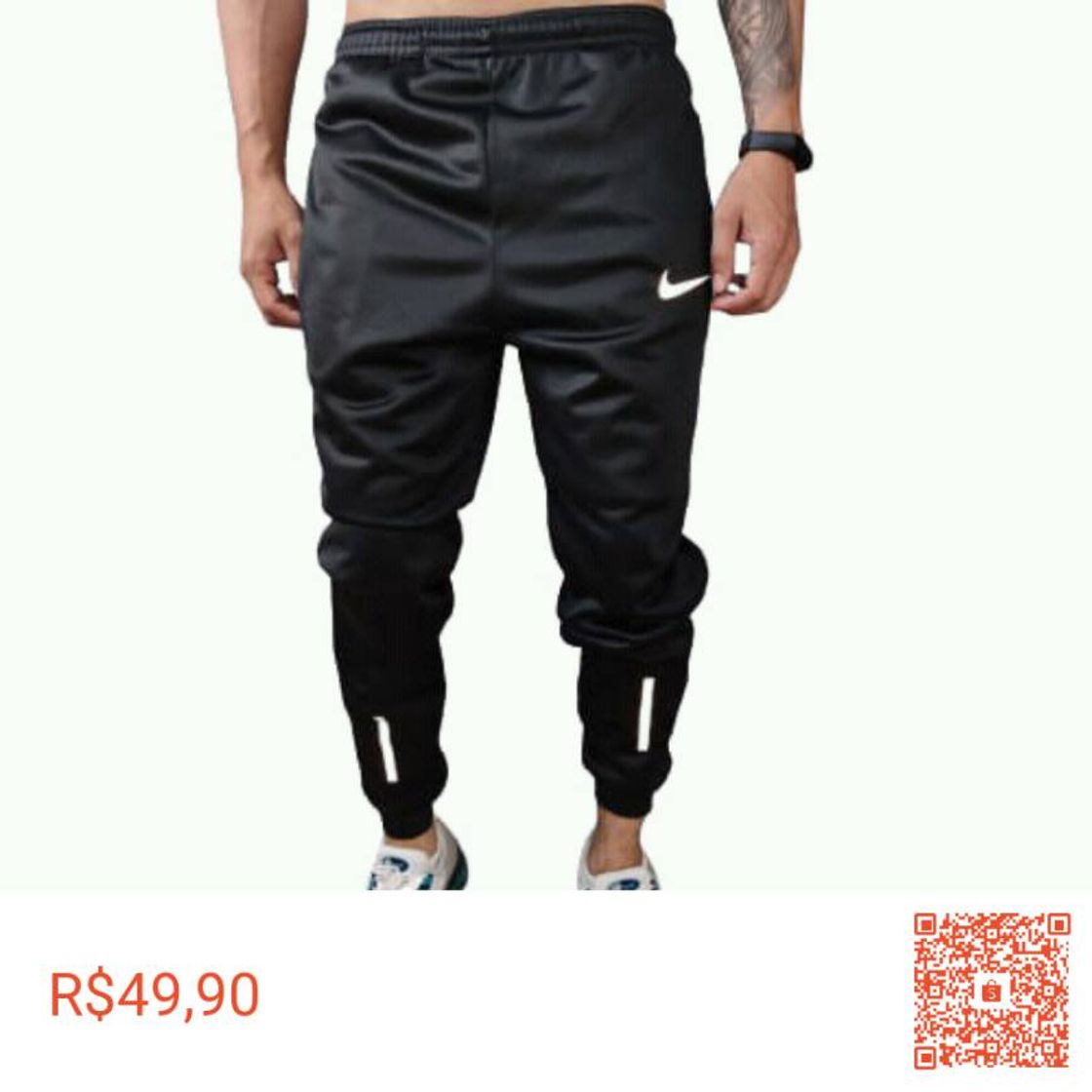 Moda Calça jogger jeans.