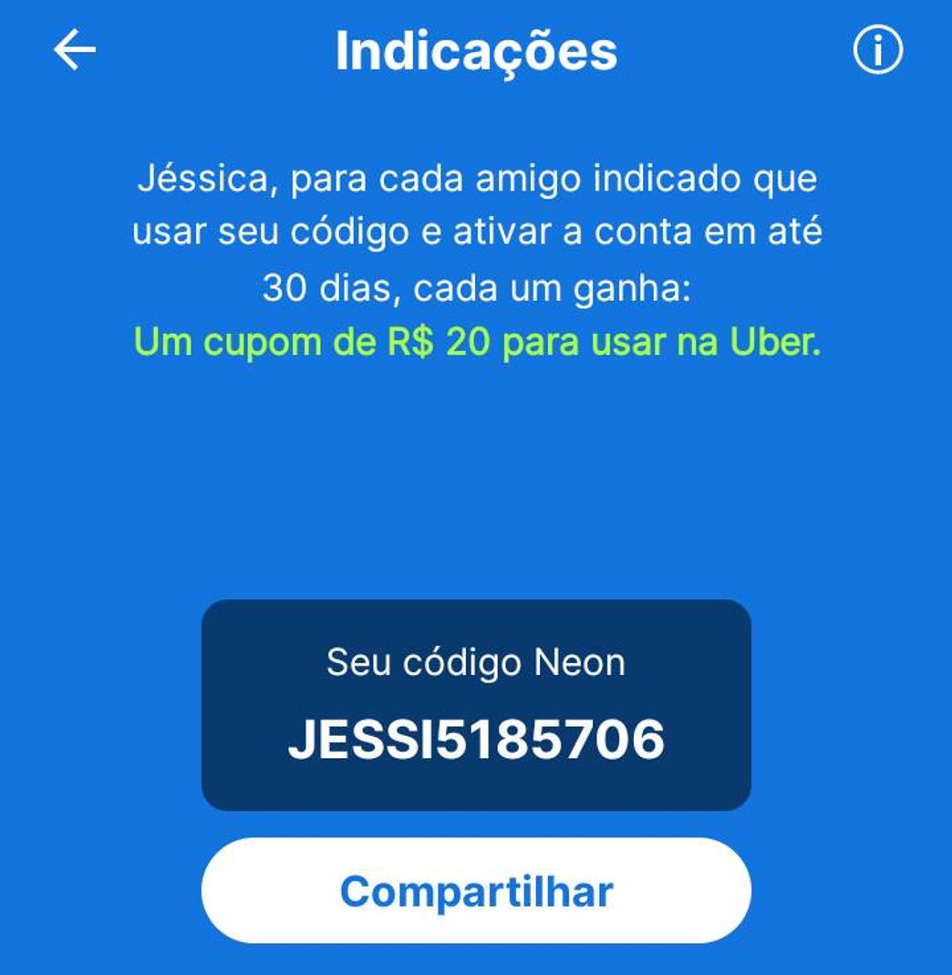 Moda R$ 20,00 para gastar como quiser no Uber ou Uber eats 