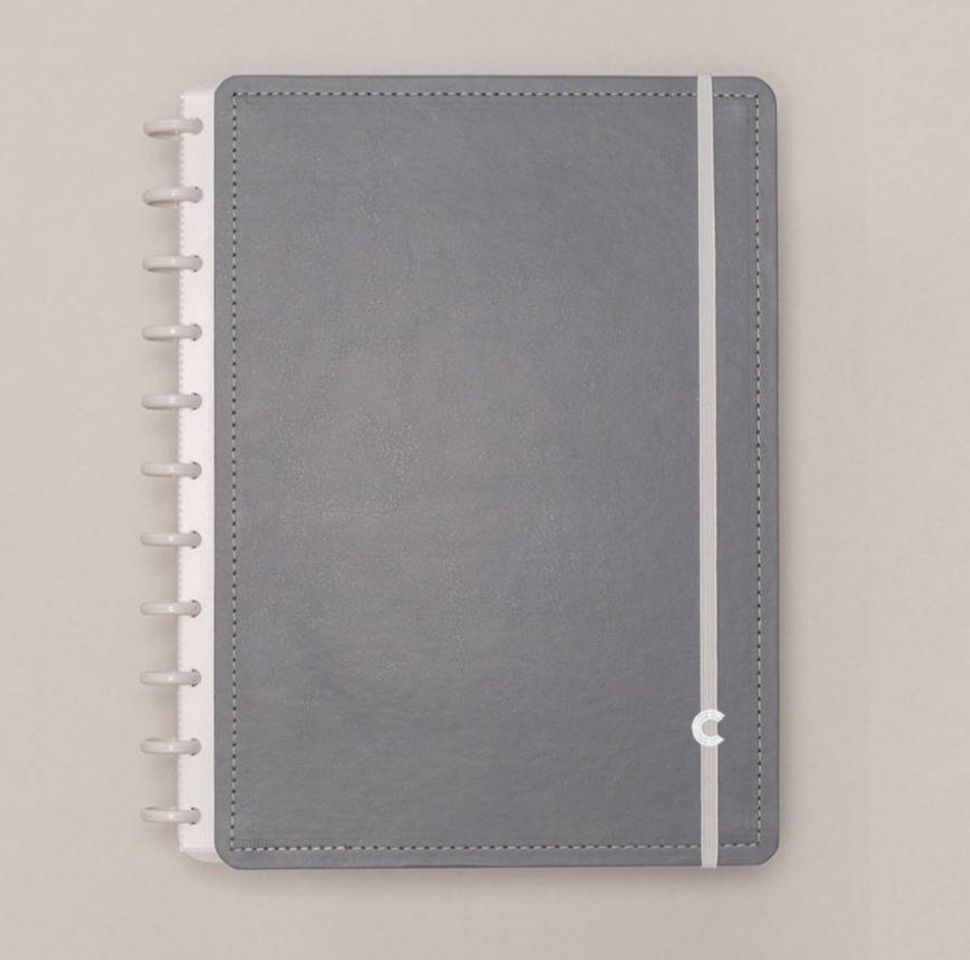 Moda Caderno Inteligente Cool Grey grande