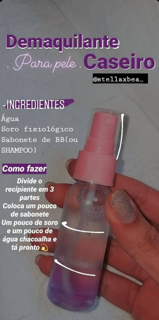 Moda Demaquilante caseiro 