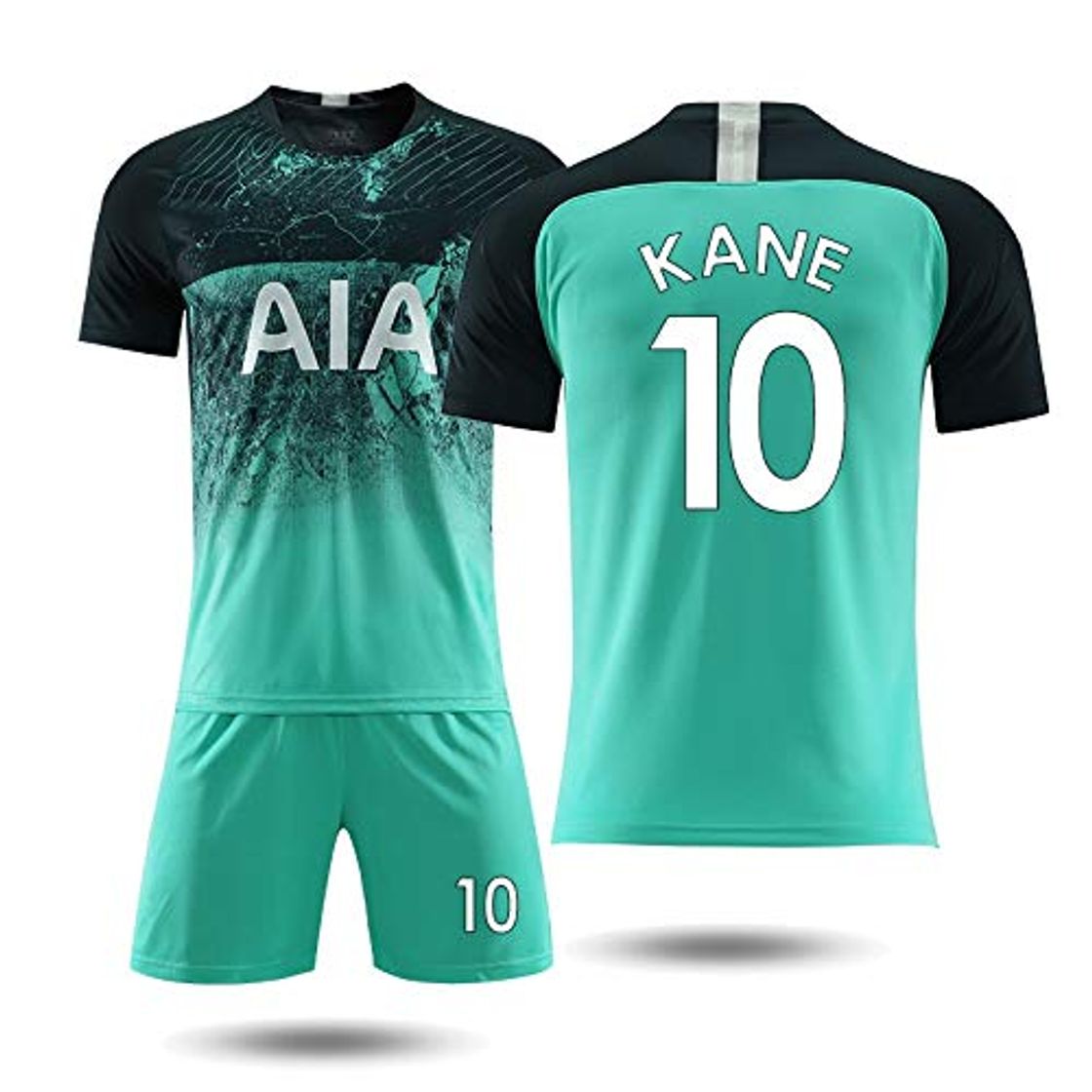 Fashion KLEDDP Camiseta de Manga Corta Shorts Tottenham Second Away Jersey 18-19 Kane