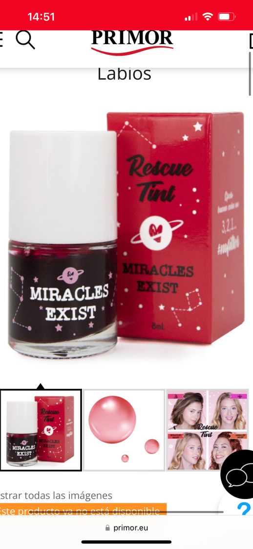 Beauty YOU ARE THE PRINCESS  Rescue Tint Tinte Mejillas y Labios