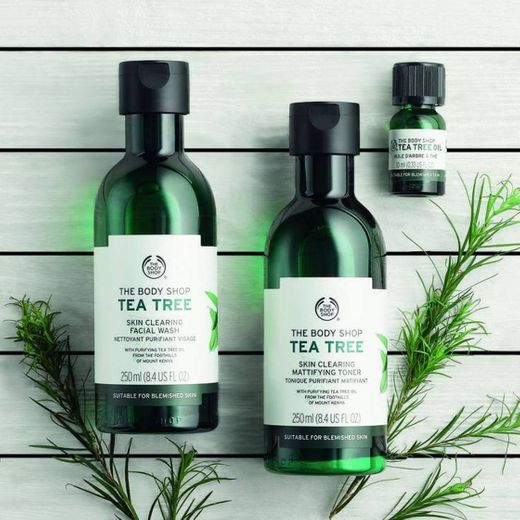 Linha Tea Tree, The Body Shop