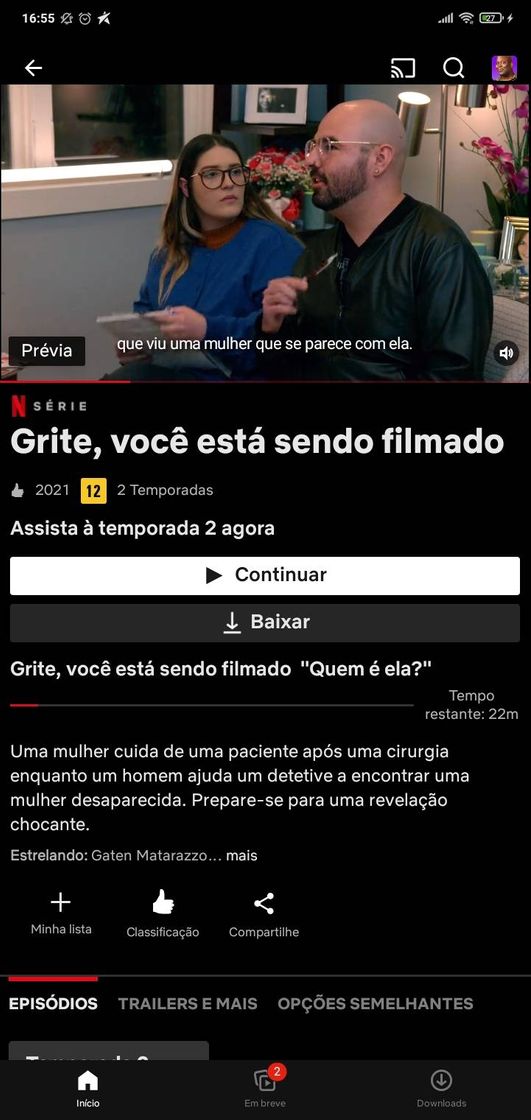 Series Grite, você está sendo filmado 