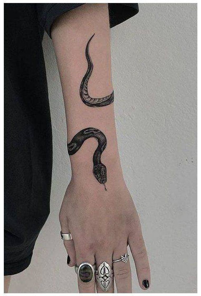 Moda Tattoo de cobra 🐍🖤