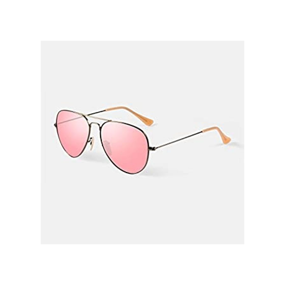 Moda Lois - Melisa PI Pink, Gafas de Sol Moda Unisex Metal, Rosa