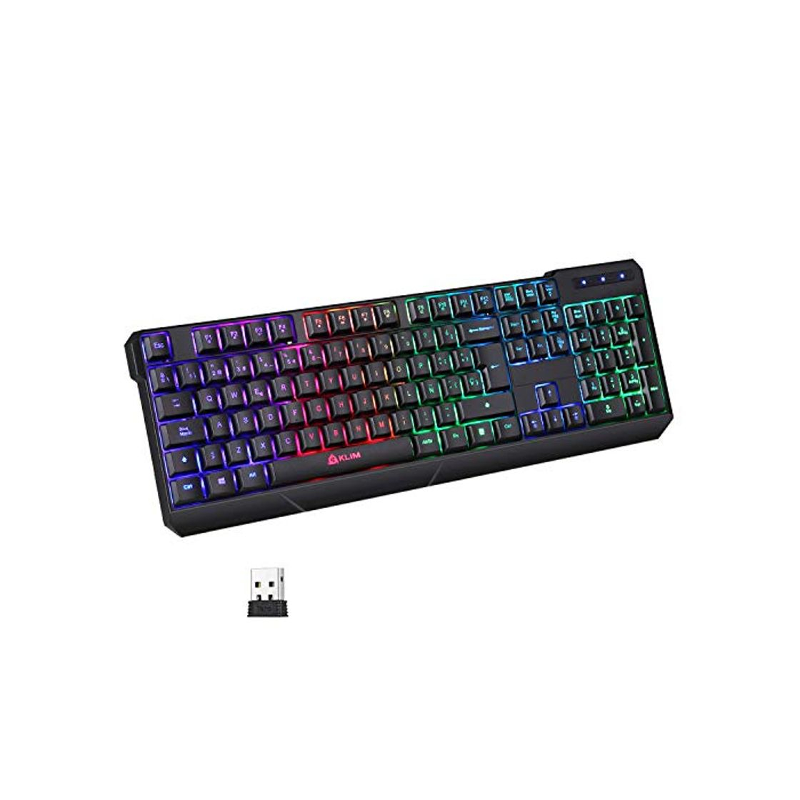 Social KLIM™ Chroma Wireless - Teclado inalámbrico Gaming ESPAÑOL