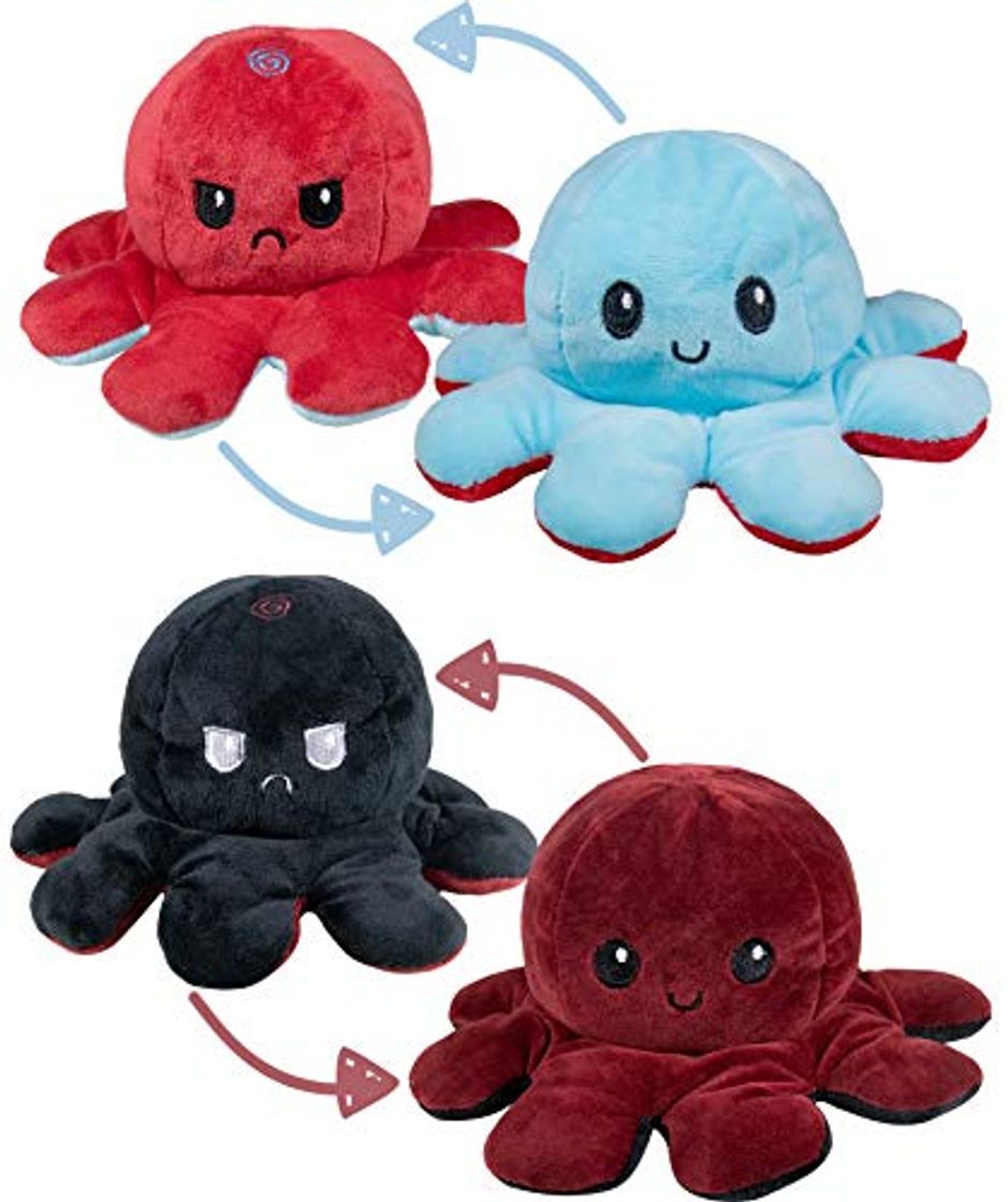 Producto N / A 2 Piezas Reversible Muñeca Octopus Peluches, Lindo Pulpo Doble