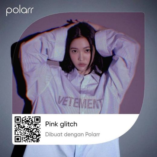Polarr code - Pink glitch