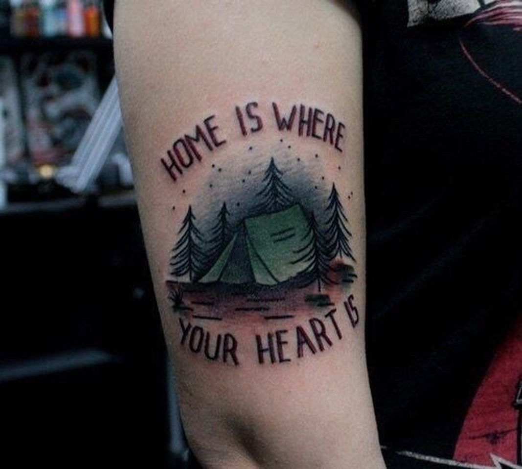 Fashion Tatto "Home is where your heart is"