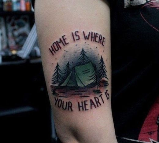 Tatto "Home is where your heart is"