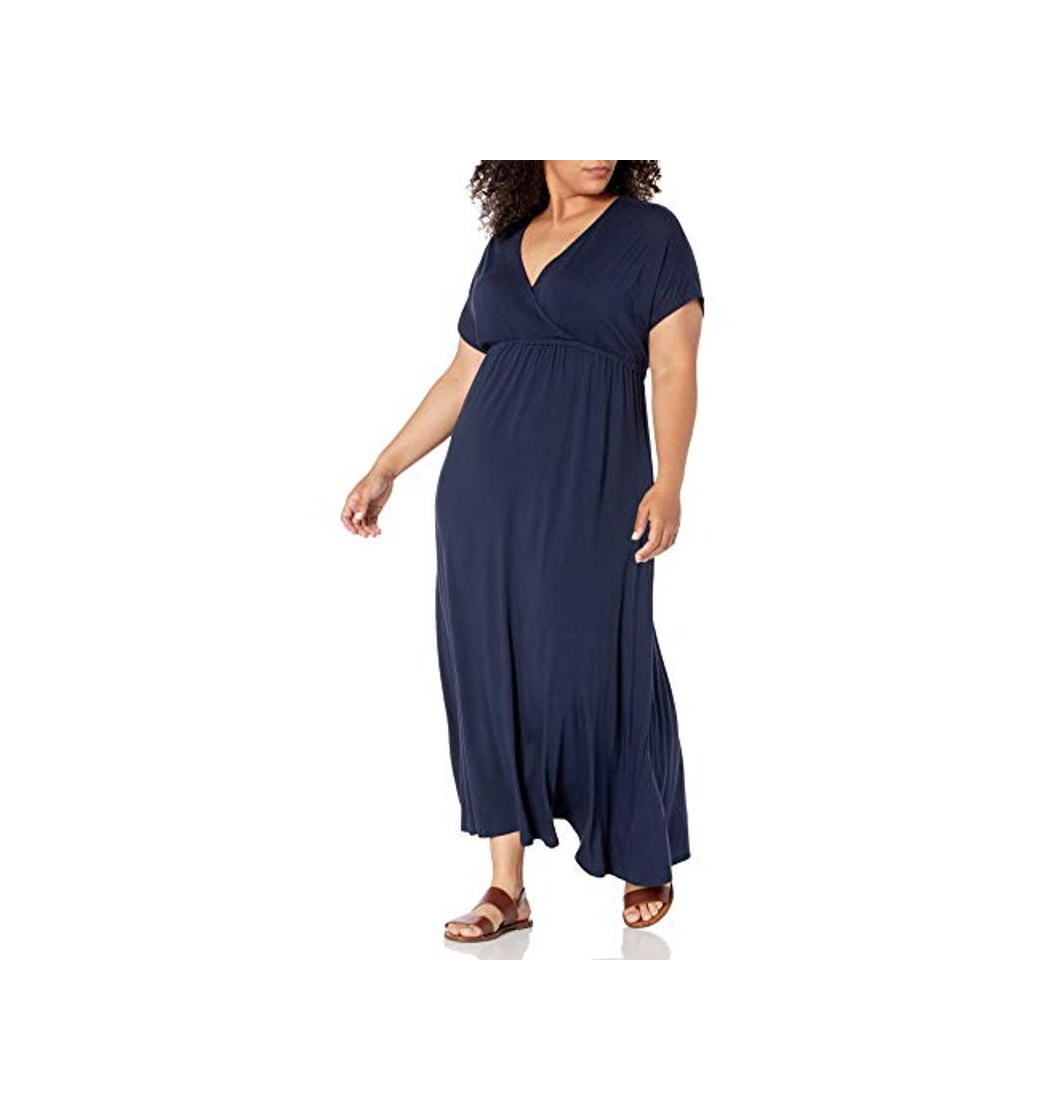 Fashion Amazon Essentials Plus Size Surplice Maxi Dress