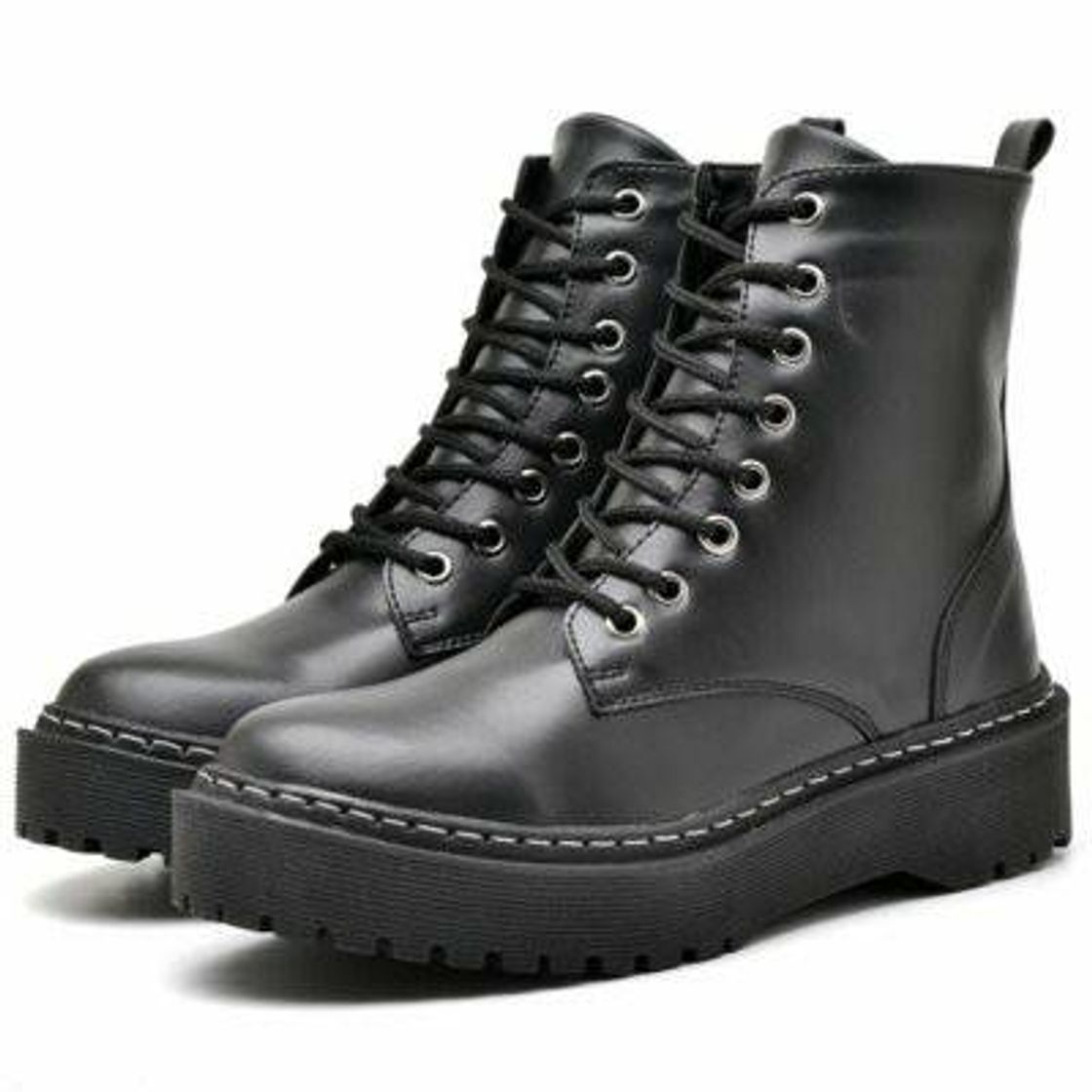 Product Bota Coturno Tratorada Feminina DUBUY 1105MR Preto