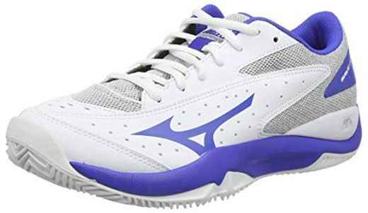 Mizuno Wave Flash CC, Zapatillas de Tenis Mujer, Blanco