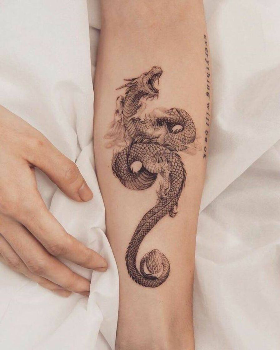 Moda Tatto dragon 