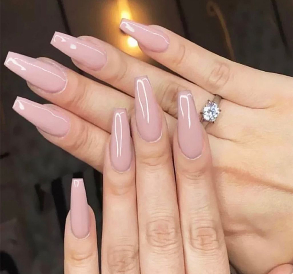 Moda Unhas formato bailarina nude