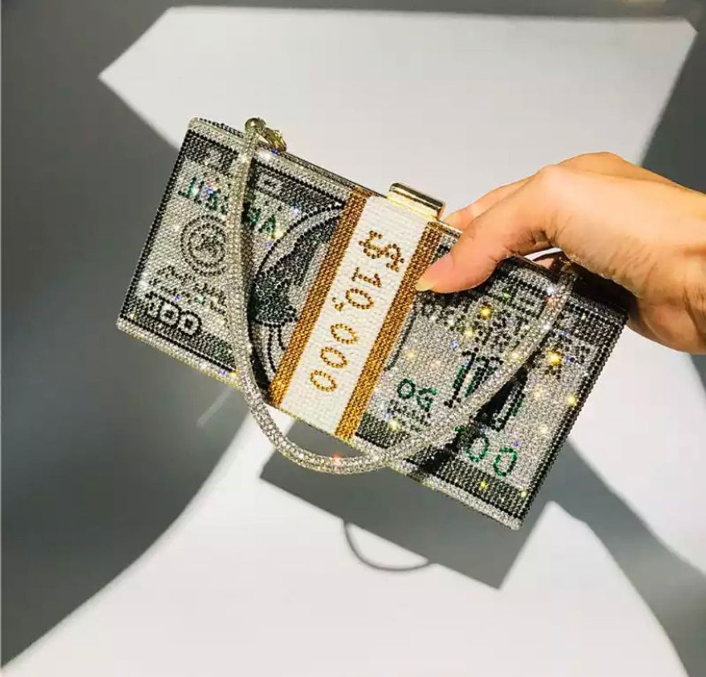 Moda Bolsa dólar strass