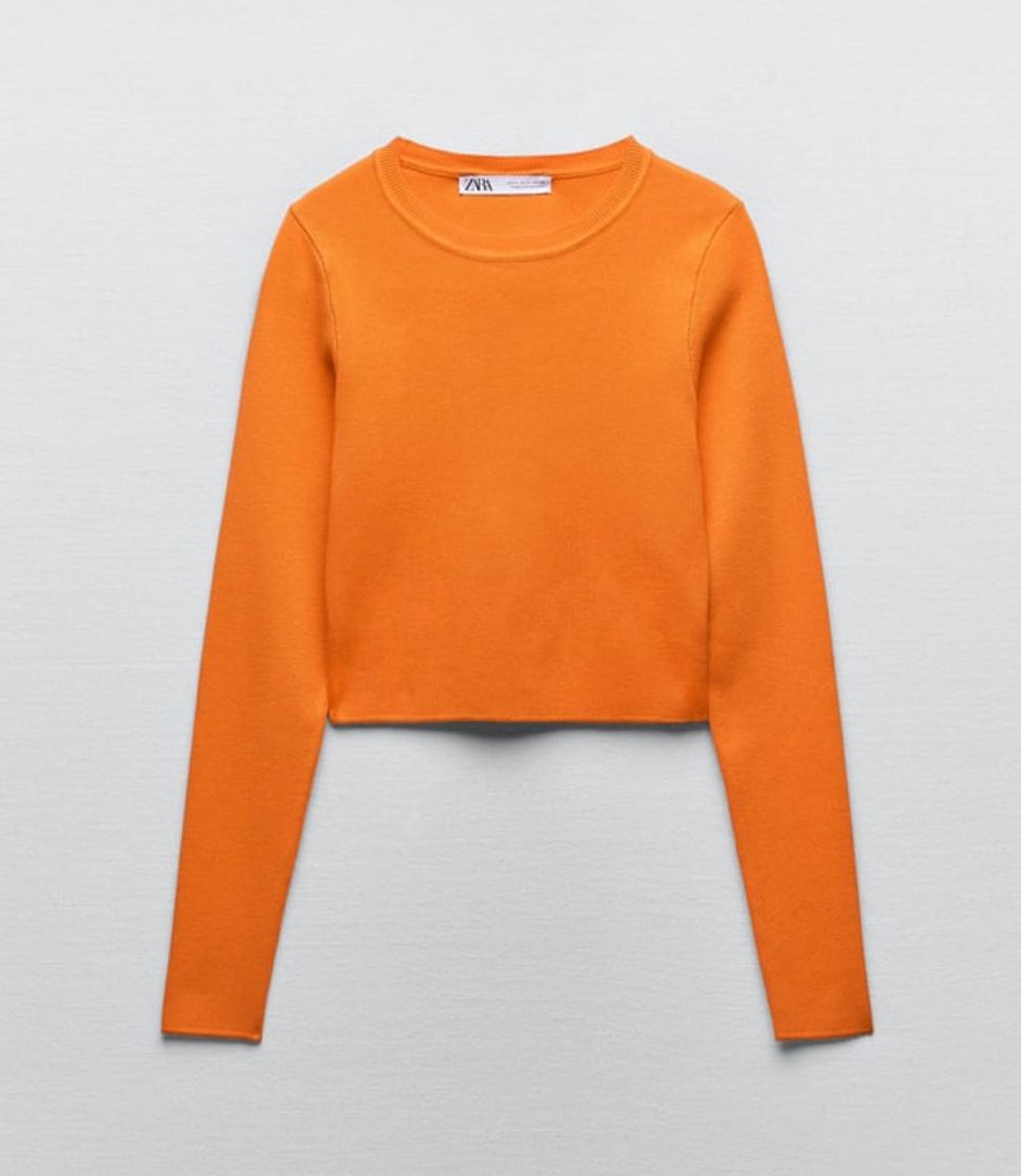 Fashion Jersey punto rib naranja