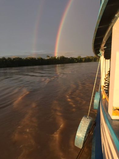 Arco-íris 🌈 Amazonas 🍃🦋⛴