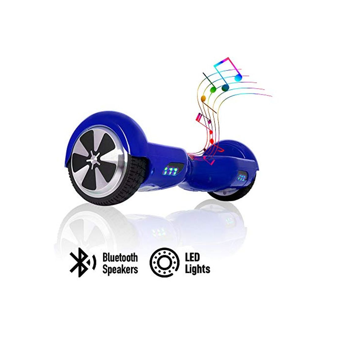 Social  ACBK - Patinete Eléctrico Hover Autoequilibrio con Ruedas de 6.5" (Altavoces