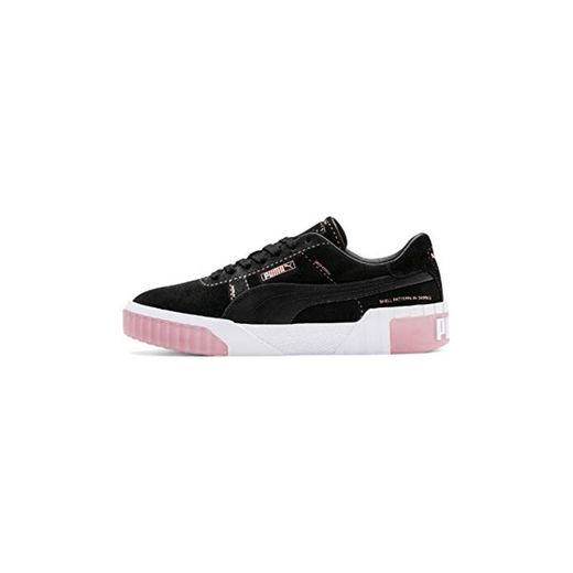 PUMA Cali Patternmaster Wn's, Zapatillas para Mujer, Negro