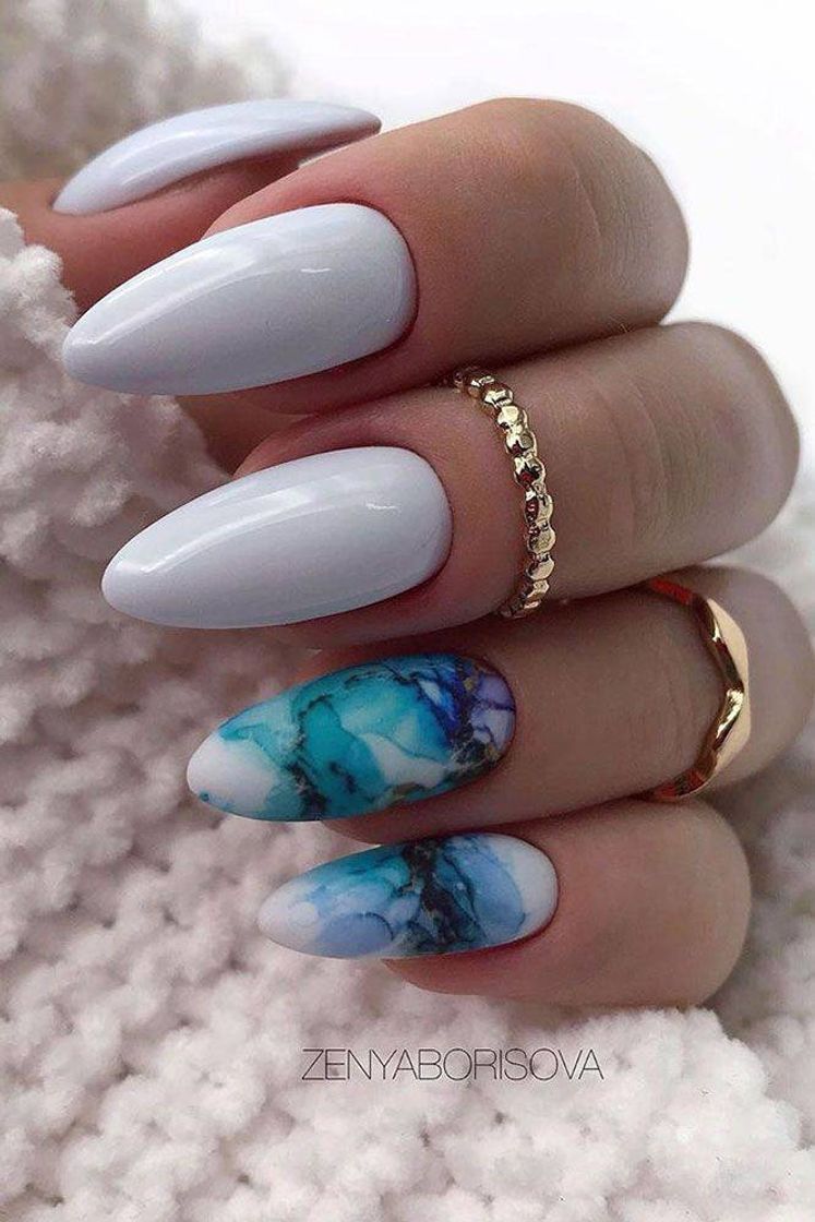 Fashion Tie Dye Nails