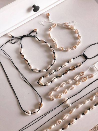 Pieces Natural Shell Chokers