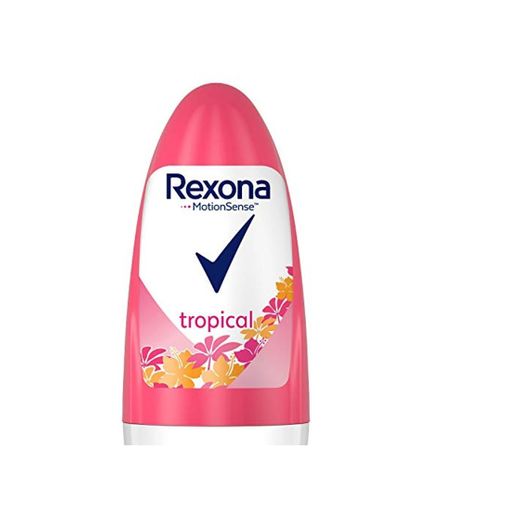 Rexona Tropical Antitranspirante Roll On para mujer, protección 48 horas - Paquete